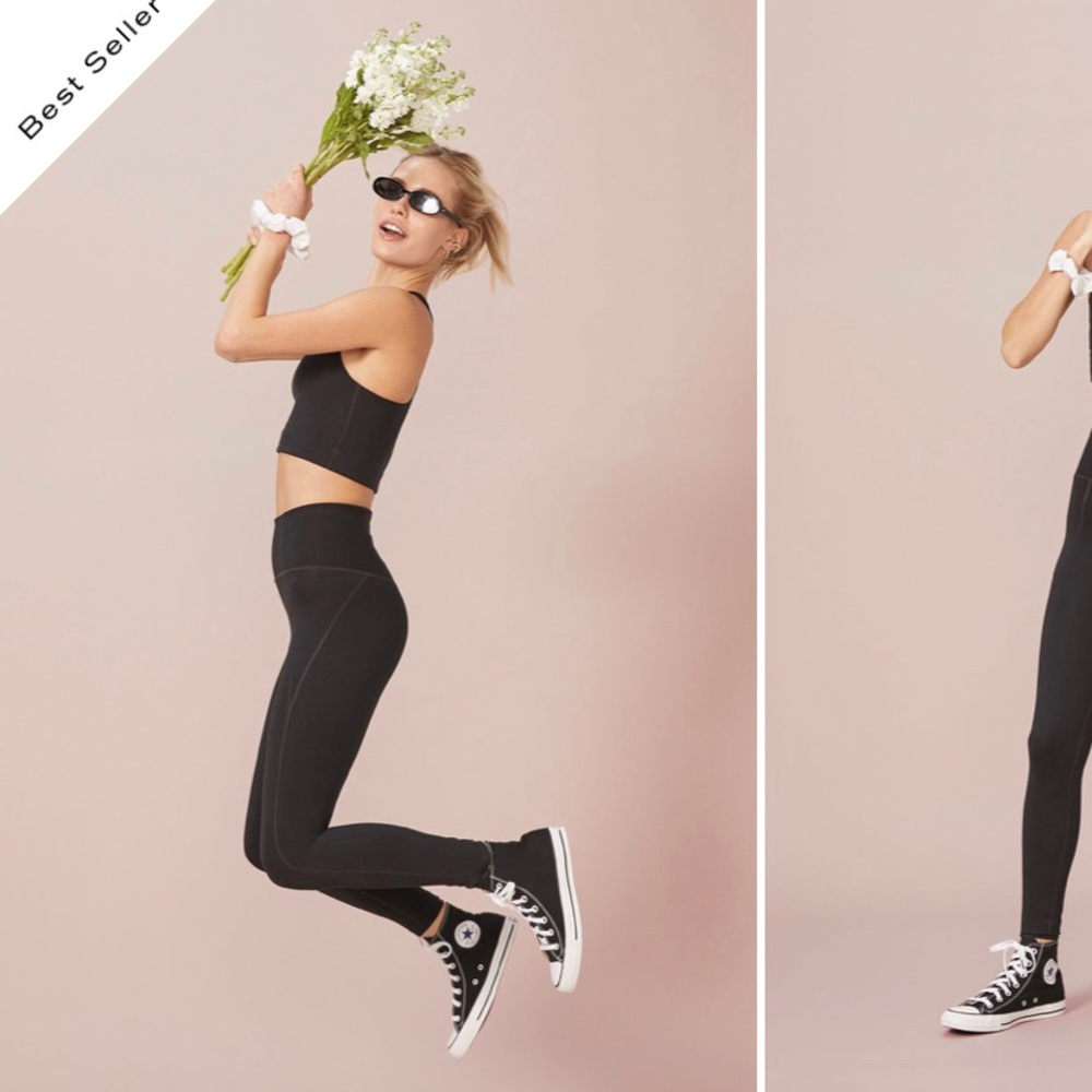 Black Compressive High-Rise Leggings